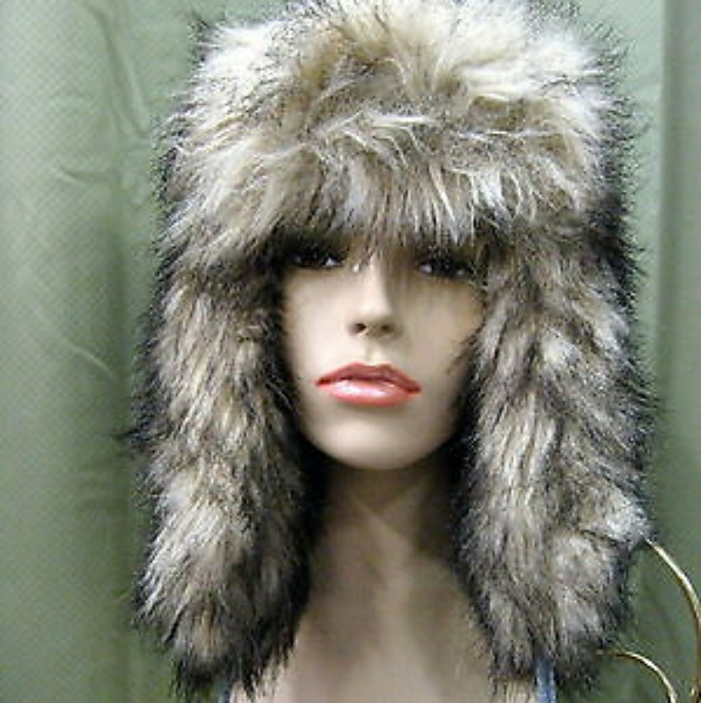 Michael Kors Beige Furtrapper Hat