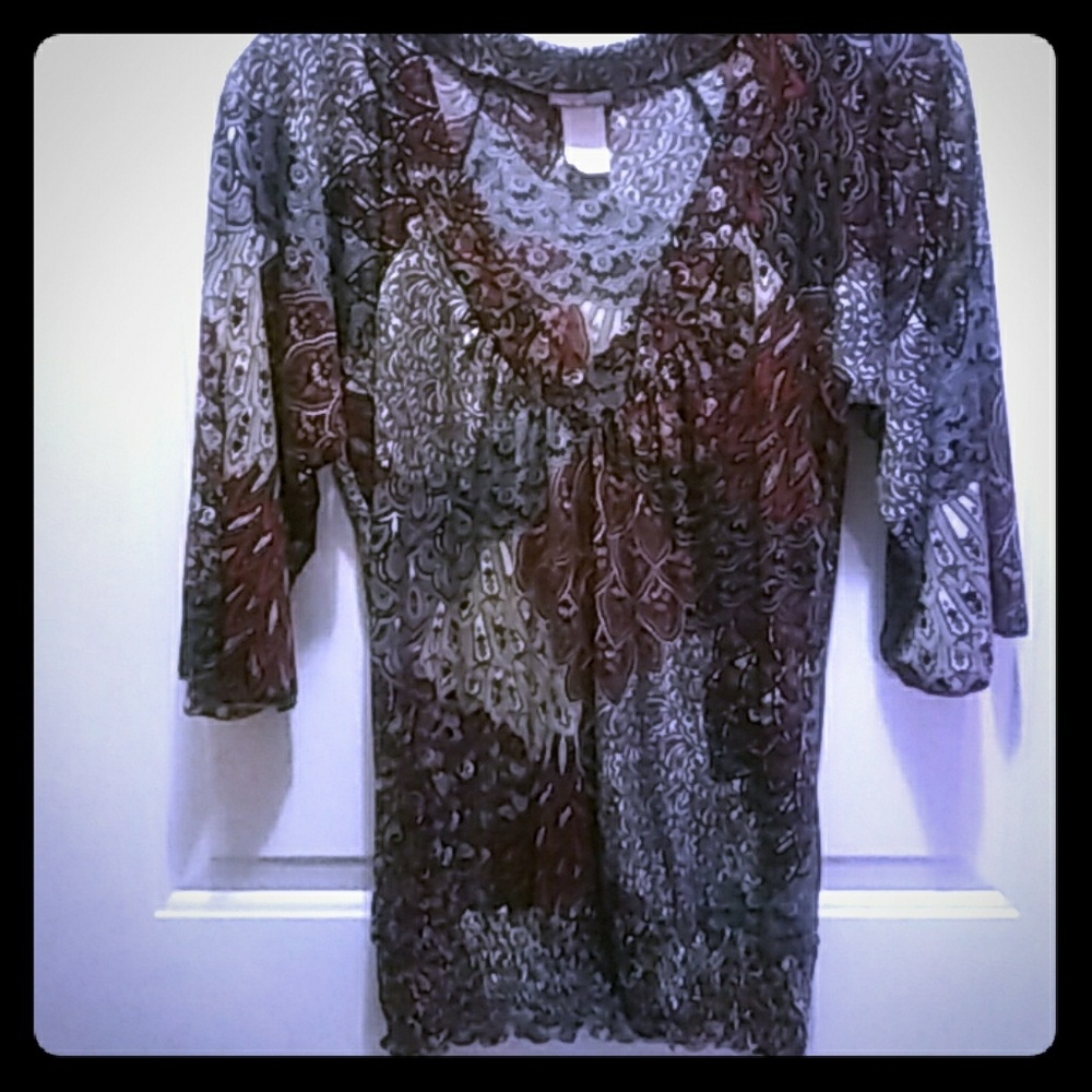 Ladies Size Medium Agenda Top