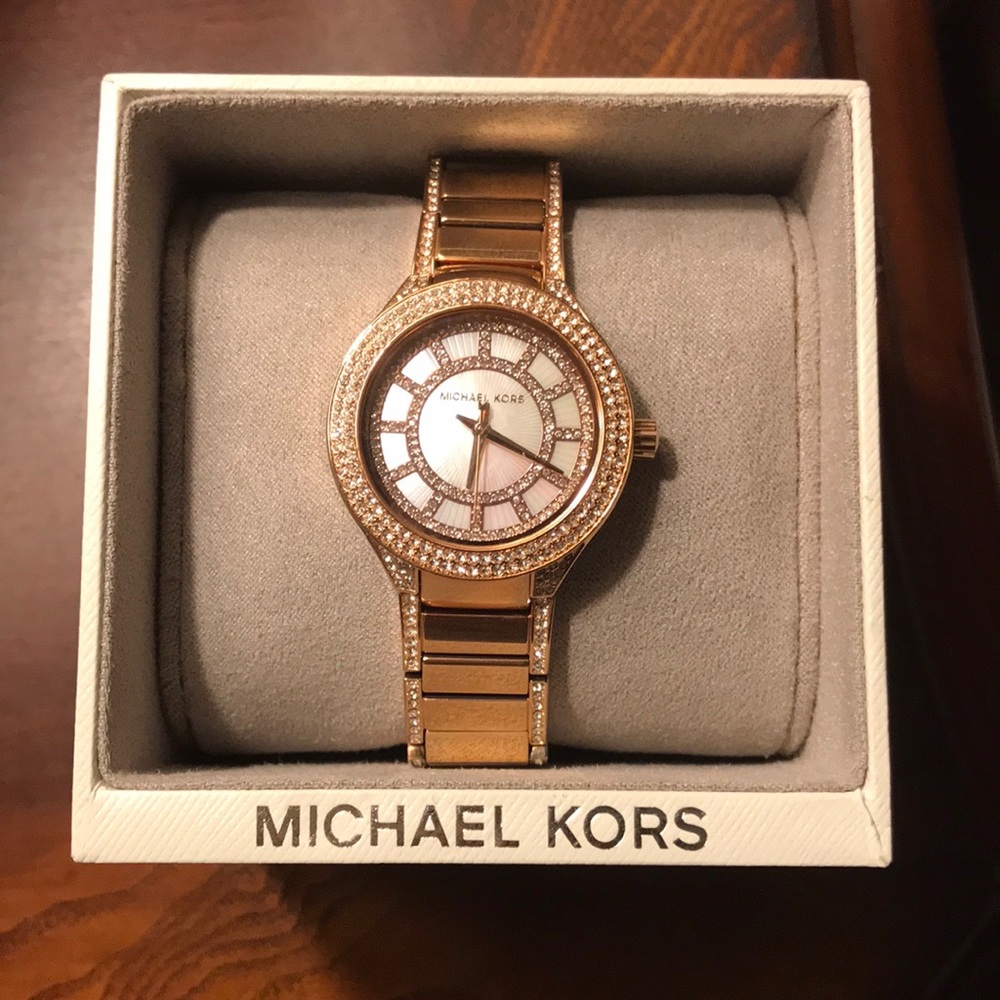 Rose Gold Michael Kors watch