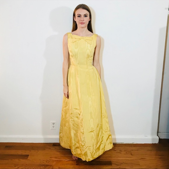 Vintage Dresses & Skirts - VINTAGE 50s BELLE BALL GOWN FORMAL DRESS XS