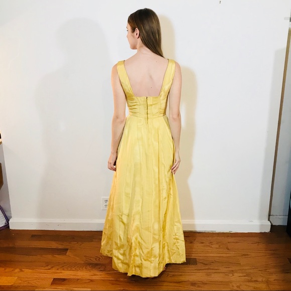 VINTAGE 50s BELLE BALL GOWN FORMAL DRESS XS - Picture 3 of 8