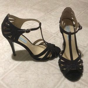 Betsy Johnson T Bar high heels