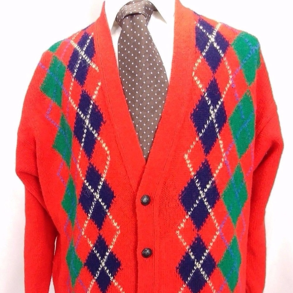 James Dalgliesh Mens XL Cardigan Vintage