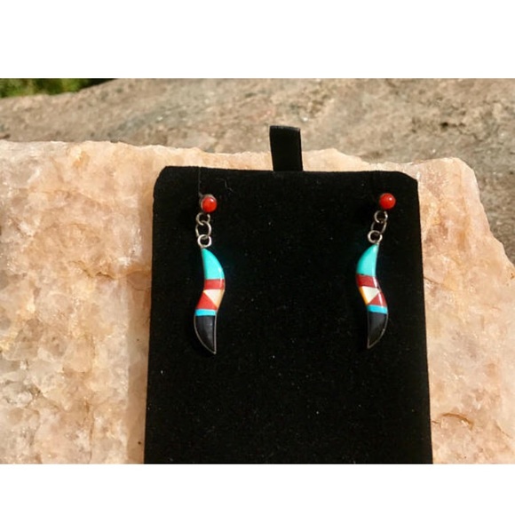 Authentic Handmade Native American Earrings - Picture 4 of 5