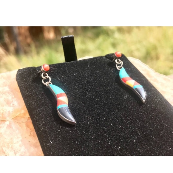 Authentic Handmade Native American Earrings - Picture 5 of 5