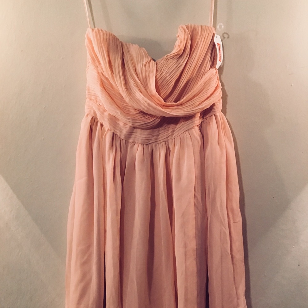 Tevolio Pink Strapless Dress