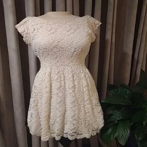 Ivory lace dress perfect for Easter