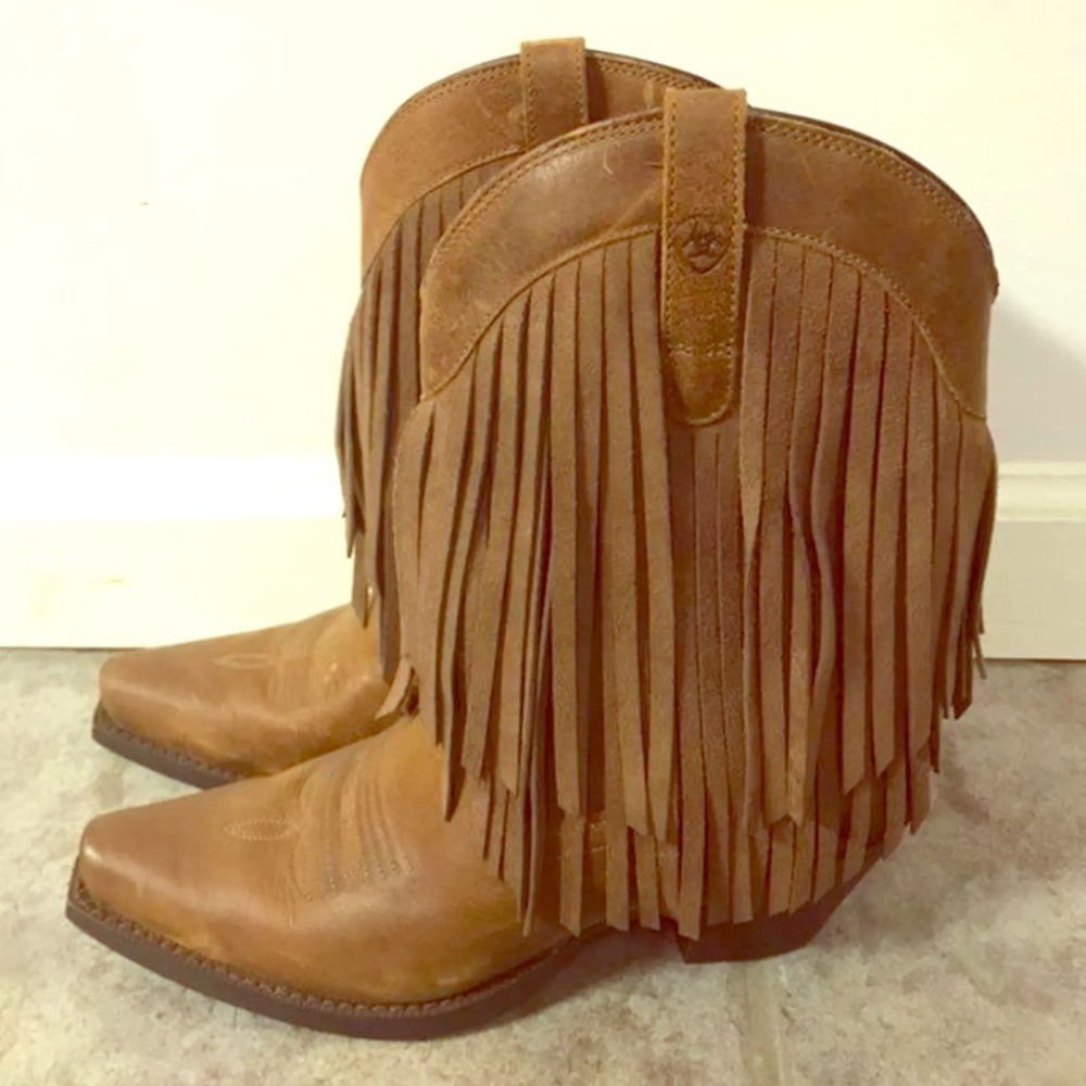 Ariat fringe cowboy boots