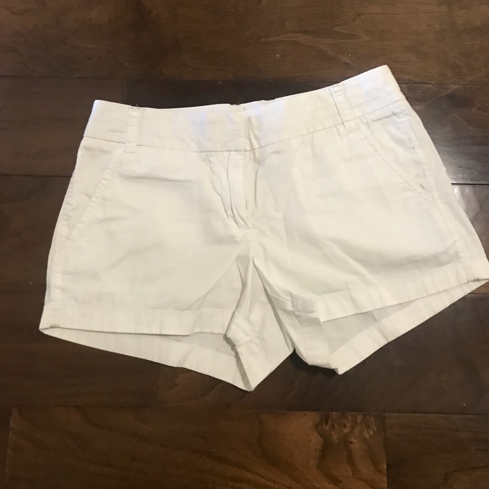 J crew white shorts no trades please