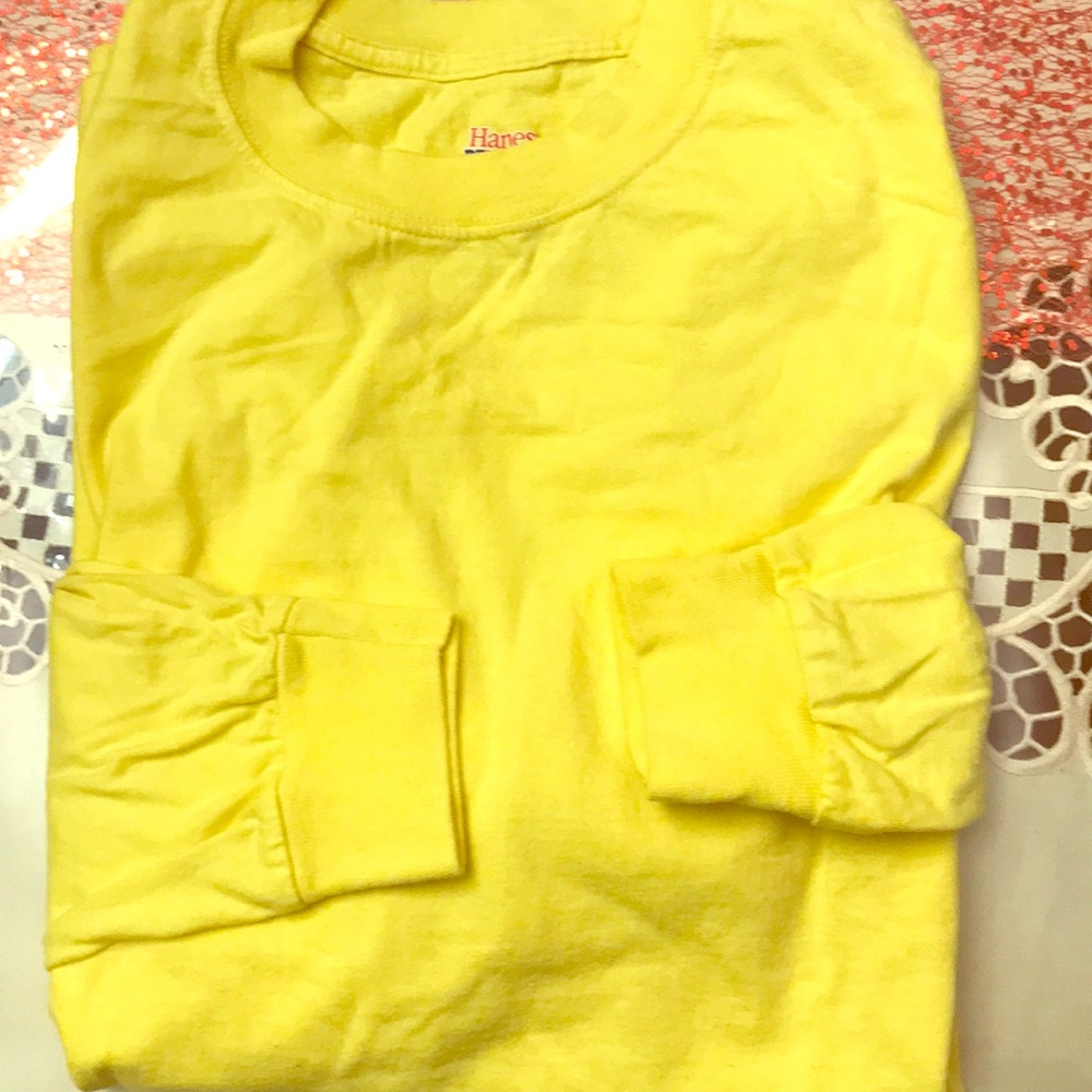 Hanes Beefy-  long sleeve EUC