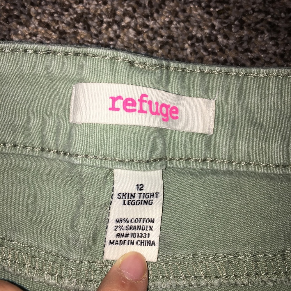 Olive Skin Tight Legging Jeans - Picture 3 of 5