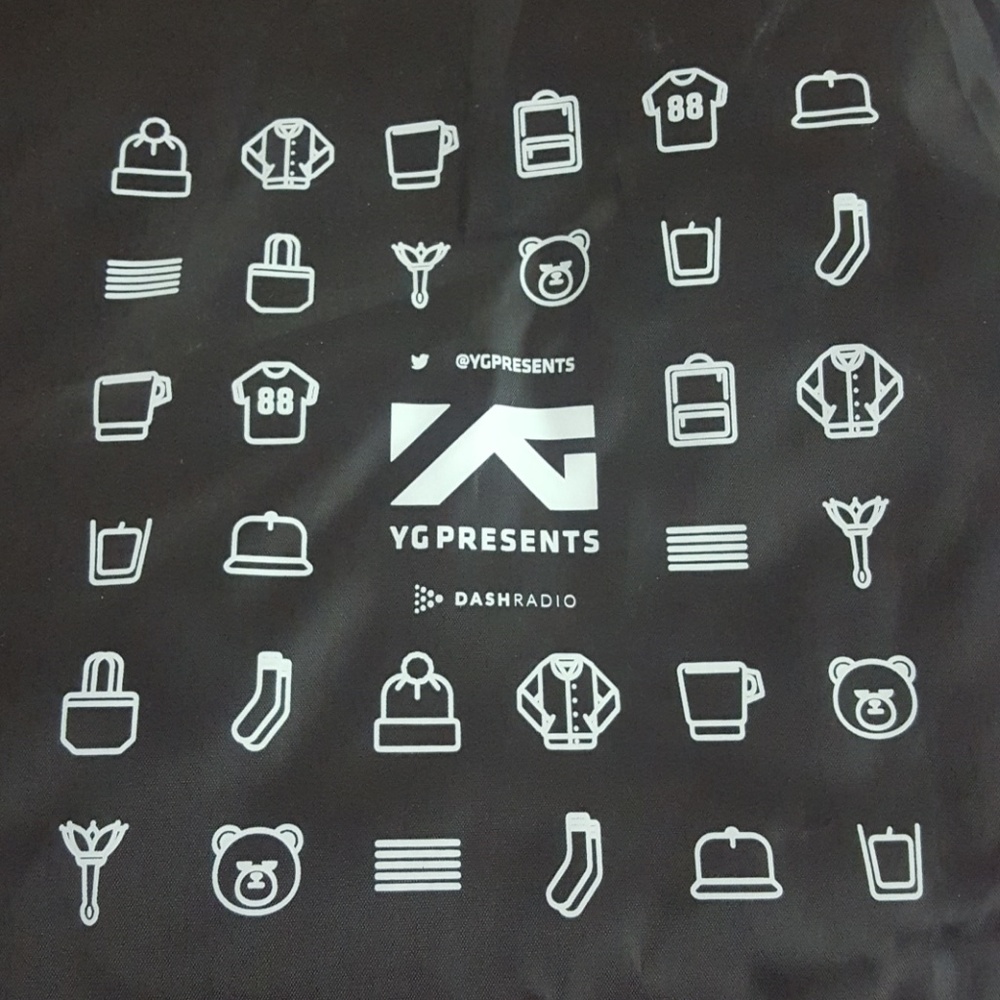 Kpop Big bang 2ne1 yg drawstring bag