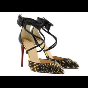 Christian Louboutin suzanna spikes leo Sz 37