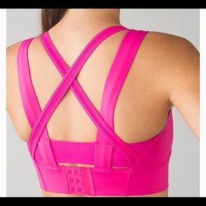 LULULEMON oxygen bra pink