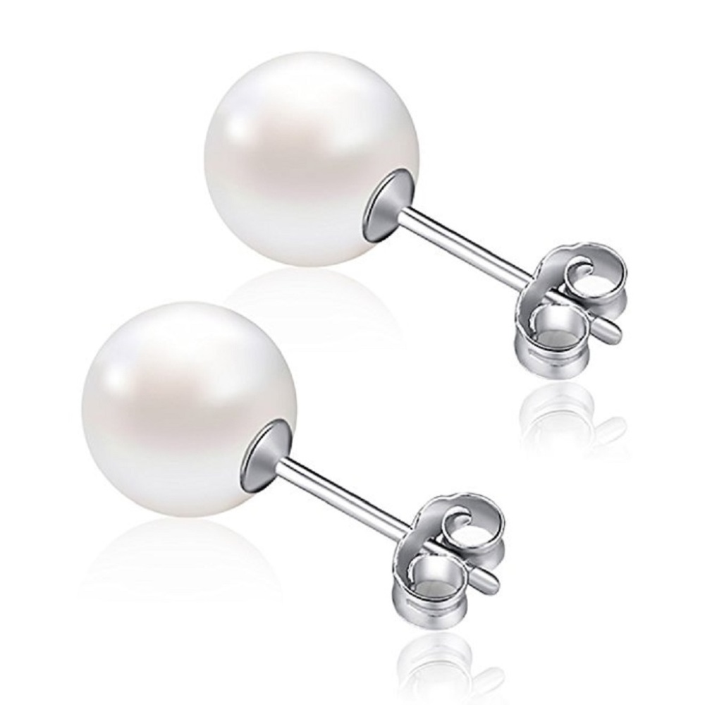 ❤️4 for $20 Sale❤️freshwater Pearl Sliver Earring - Picture 3 of 3