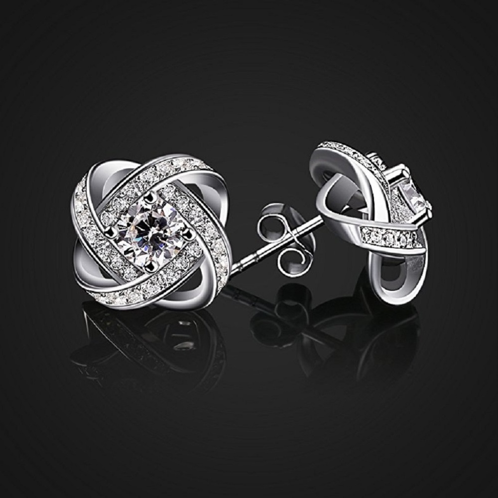 ❤️4 for $20 Sale❤️❤️CZ Gem stone Stud Earrings❤️❤️ - Picture 2 of 5