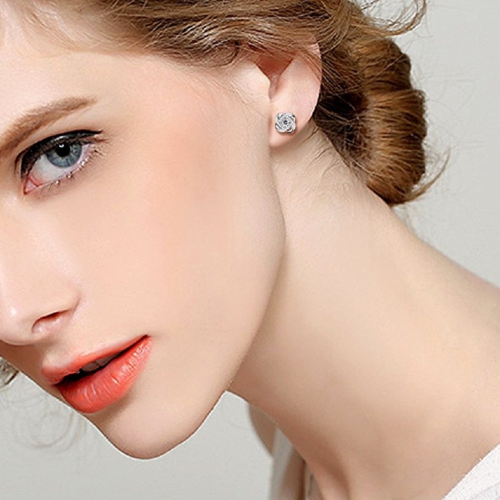 ❤️4 for $20 Sale❤️❤️CZ Gem stone Stud Earrings❤️❤️ - Picture 4 of 5