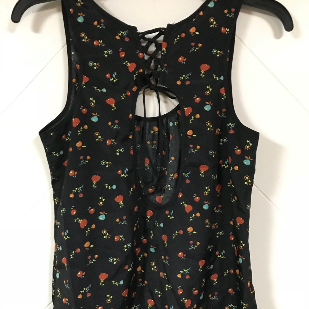 Charlotte Russe Floral Black blouse