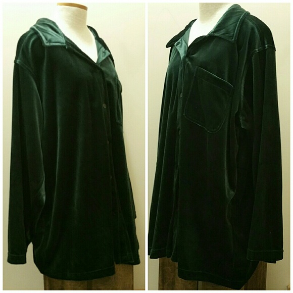 Bentley | Tops | Xmas Green Velvet 