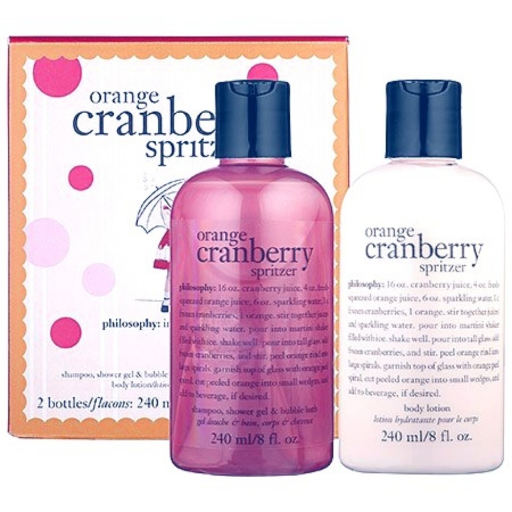 Philosophy Orange Cranberry Spritzer Duo Gift Set