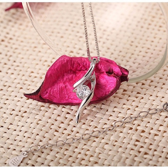 ❤️4 for $20 Sale❤️CZ Gem elegant Necklace❤️❤️ - Picture 2 of 5