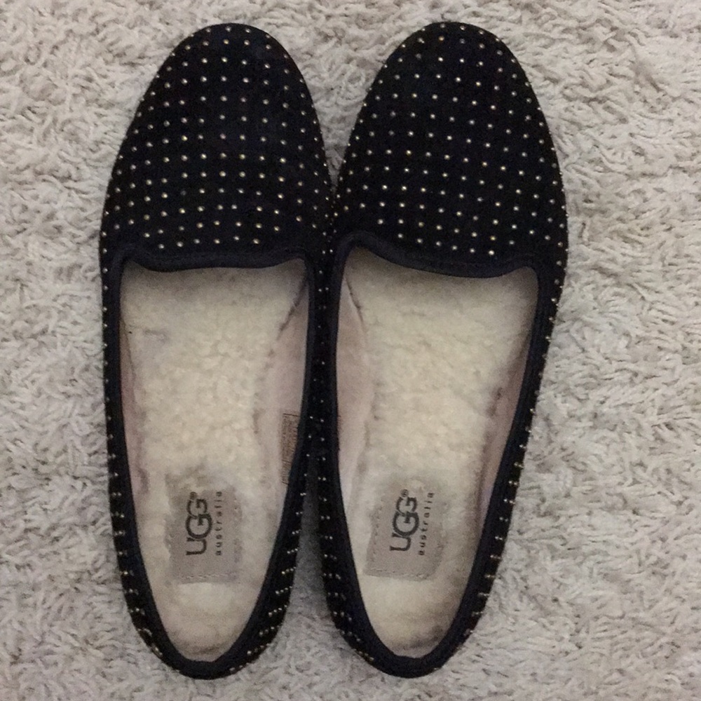 - Black with brass studs excellent used condition