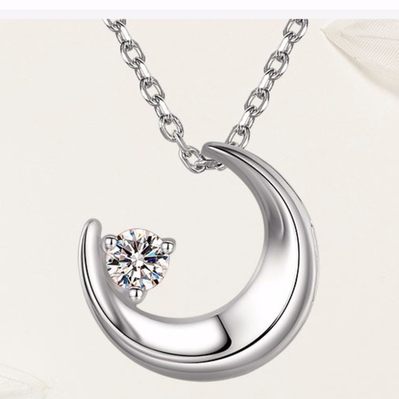❤️4 for $20 Sale❤️CZ  Sliver Necklace❤️❤️ - Picture 2 of 5