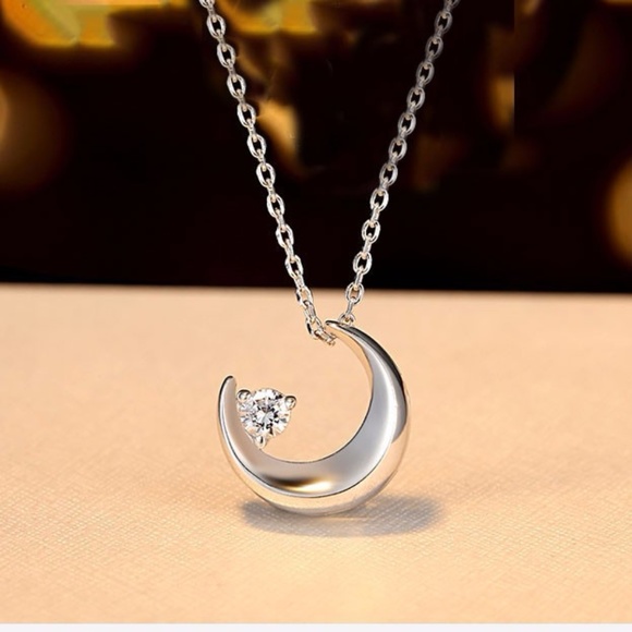 ❤️4 for $20 Sale❤️CZ  Sliver Necklace❤️❤️ - Picture 4 of 5
