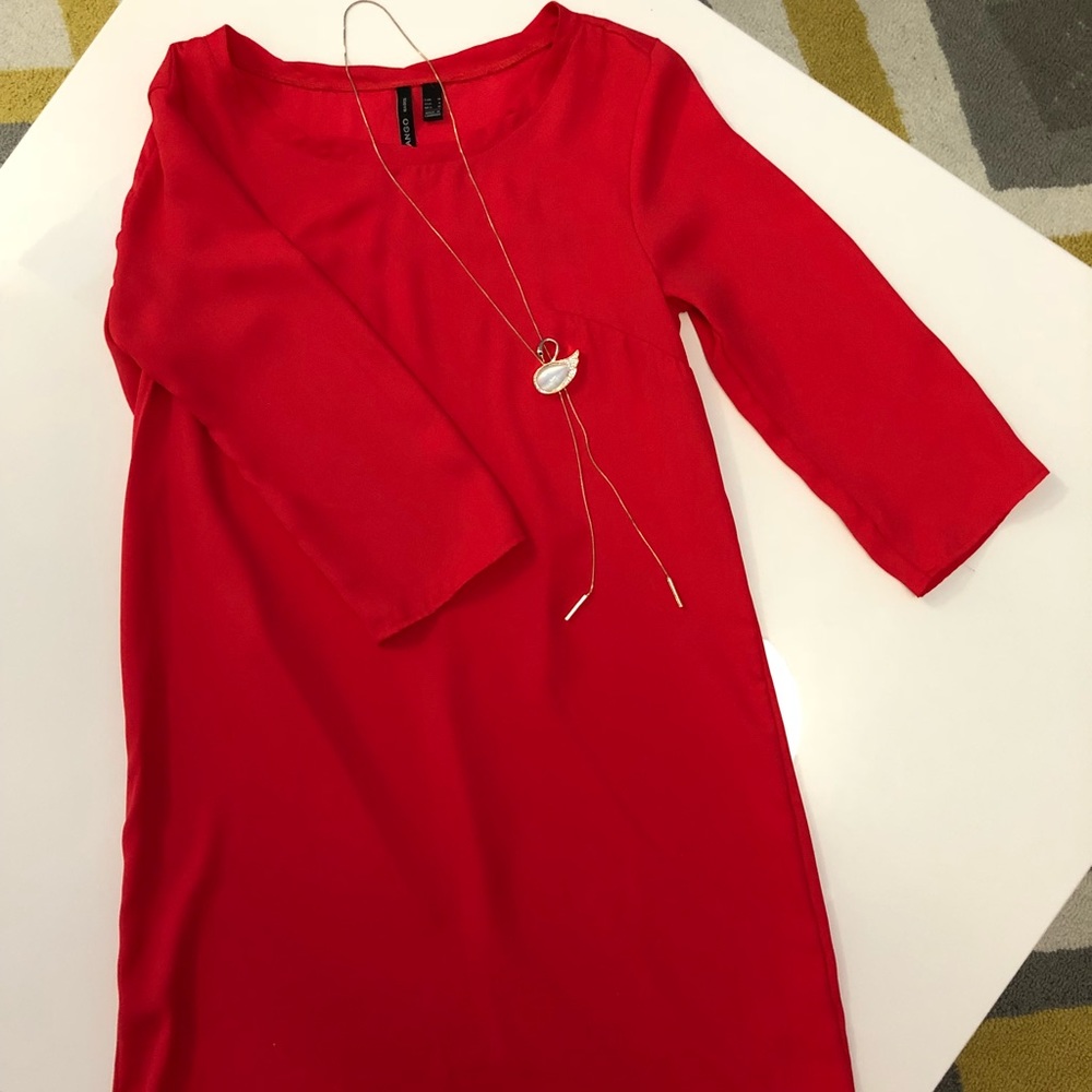 Mango Women's Dress -  3/4 sleeves