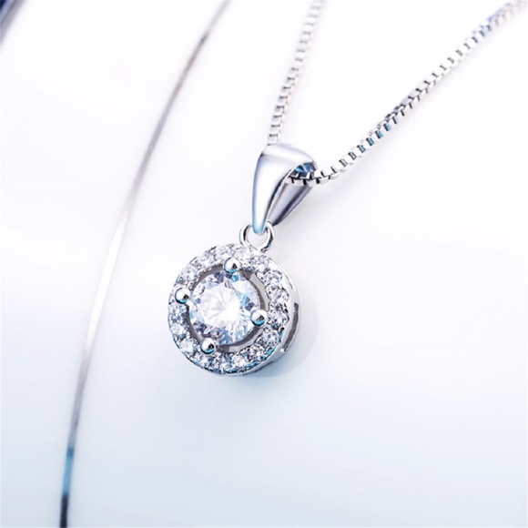❤️4 for $20 Sale❤️CZ Round Cut Necklace❤️❤️ - Picture 5 of 6