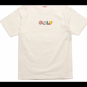 Golfwang Fall 2017 Line: Creme GOLF 3D Tee, new
