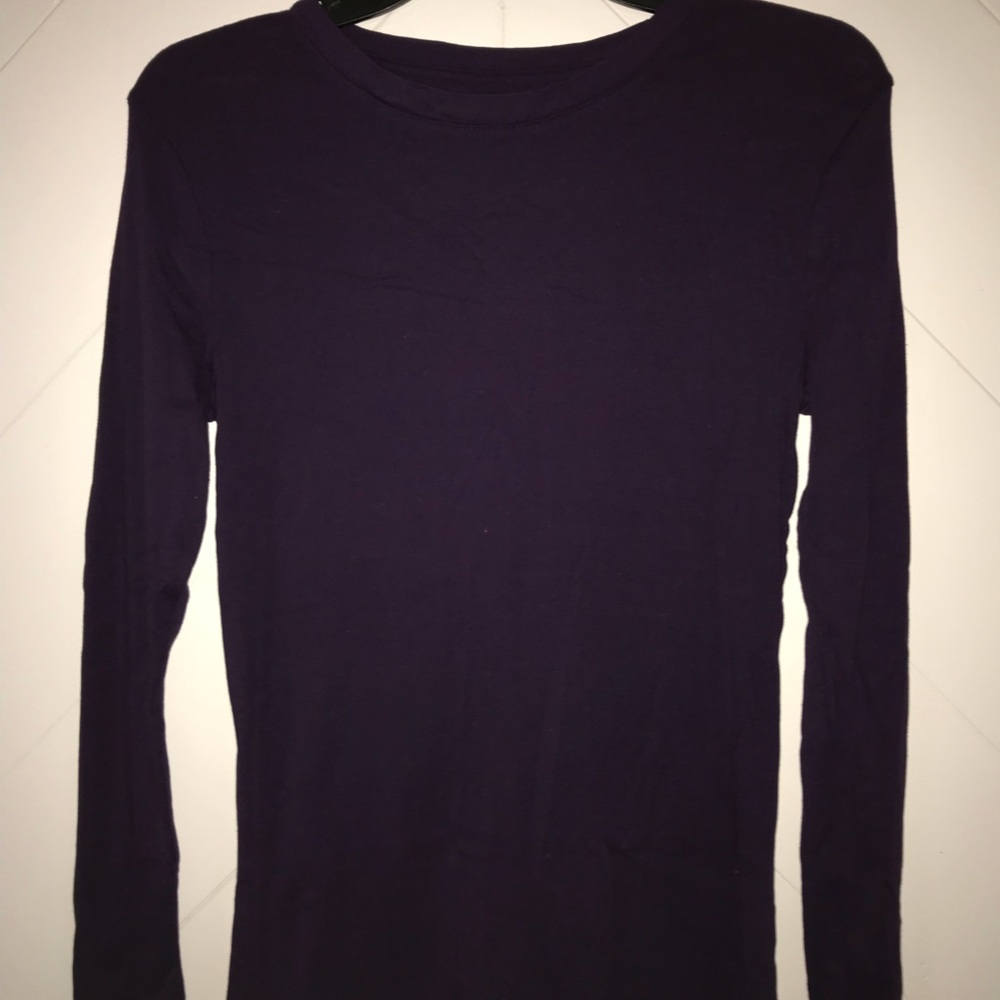 Purple Merona Long-Sleeve Shirt