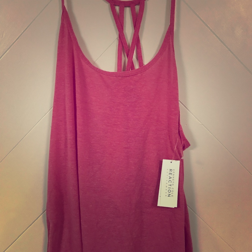 Kenneth Cole Reaction Activewear Pink Tank
