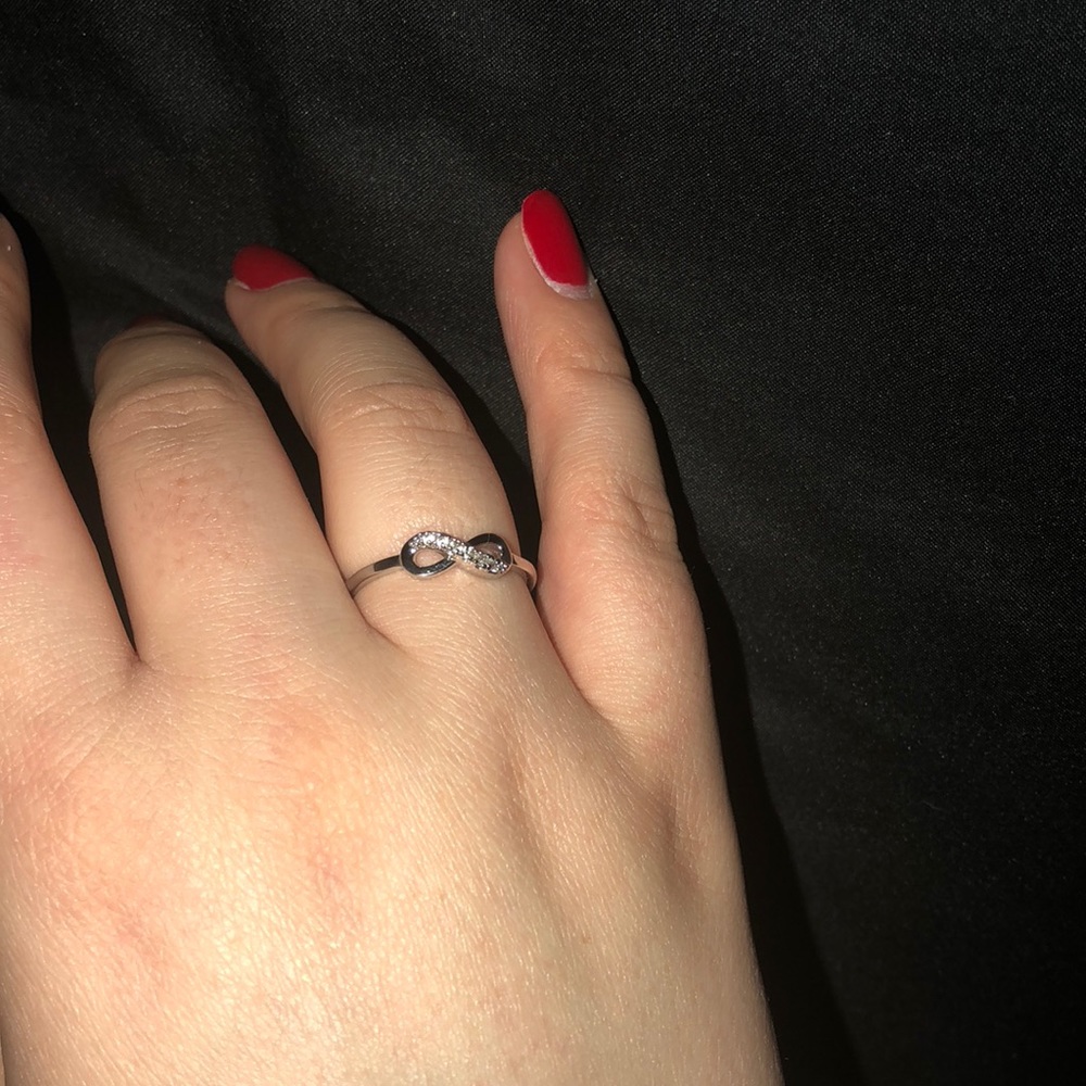 Sterling silver eternity ring