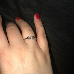 Sterling silver eternity ring