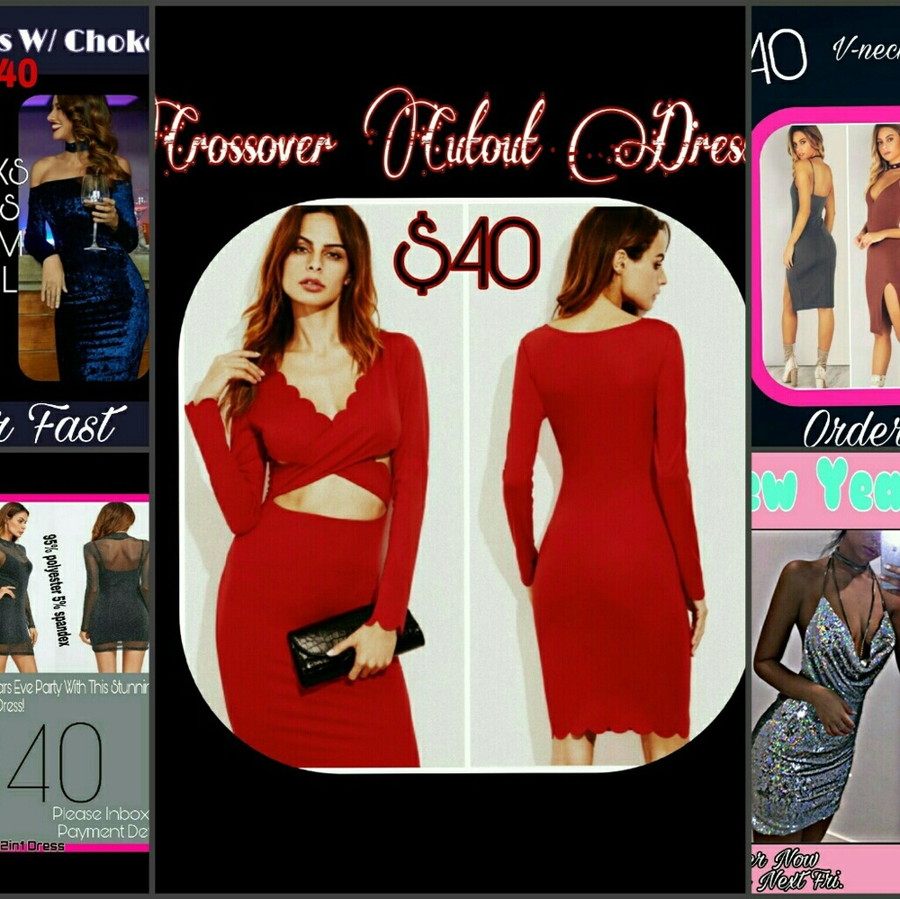 Crosscut dress