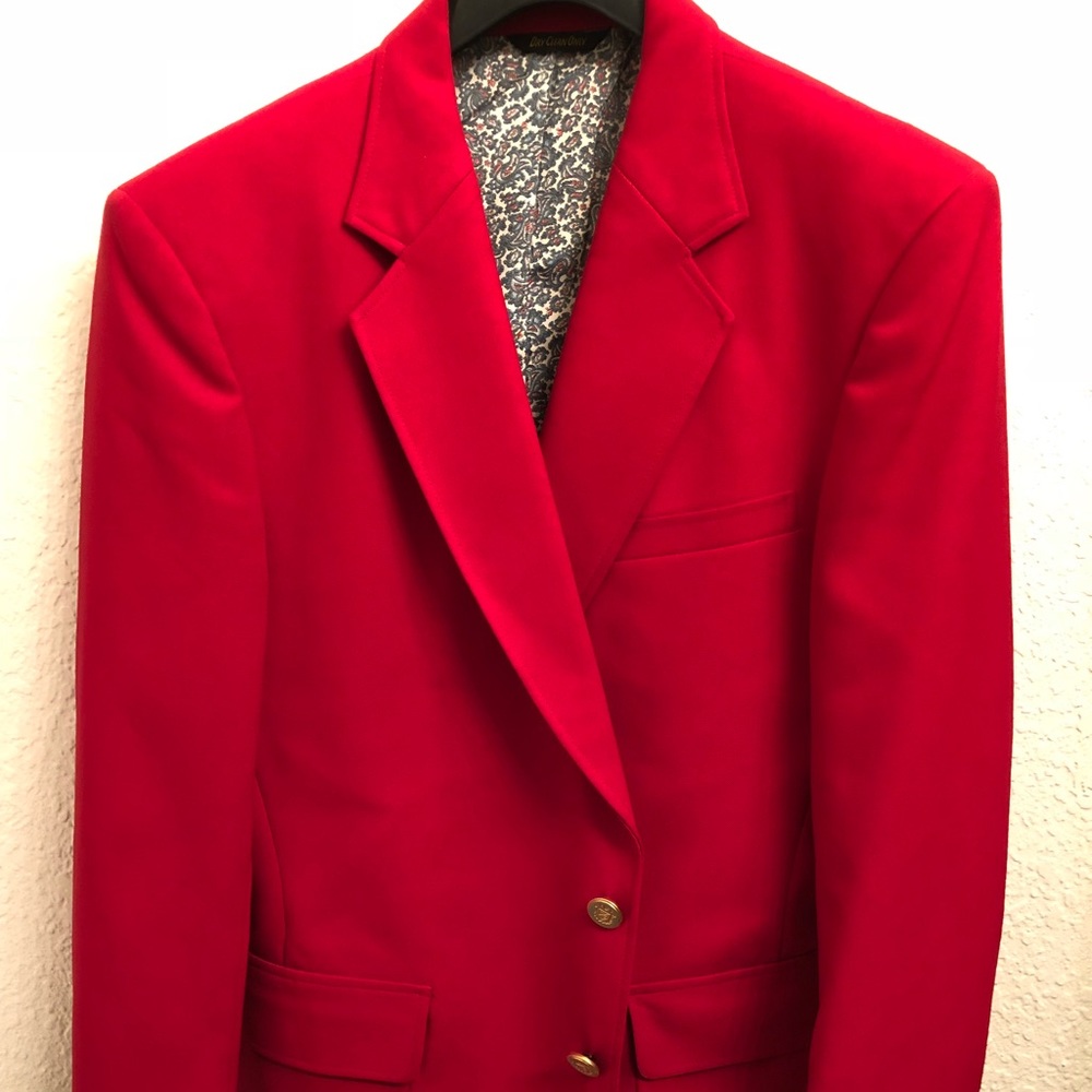 Red blazer