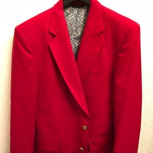 Red blazer