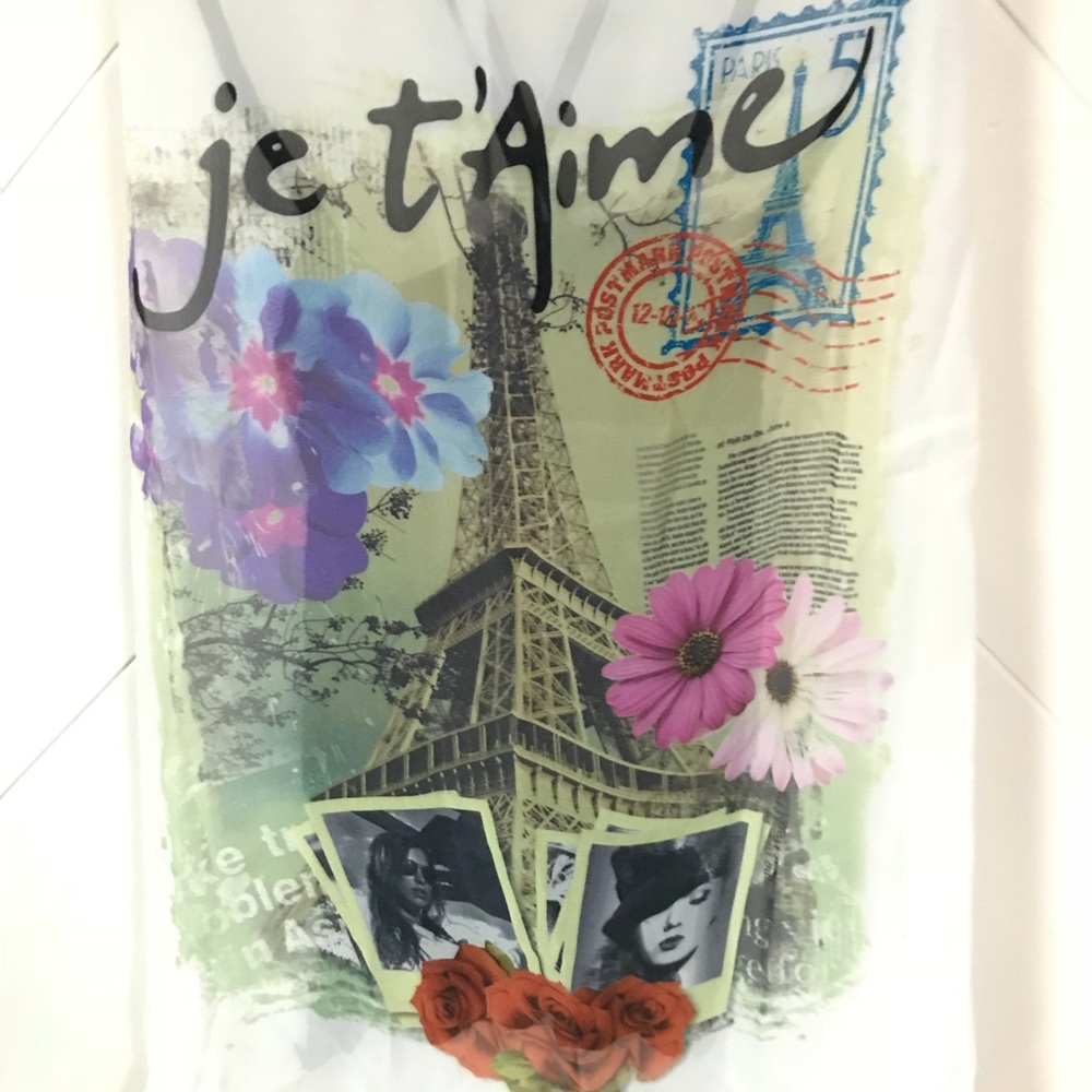 French Sheer Tank/Blouse