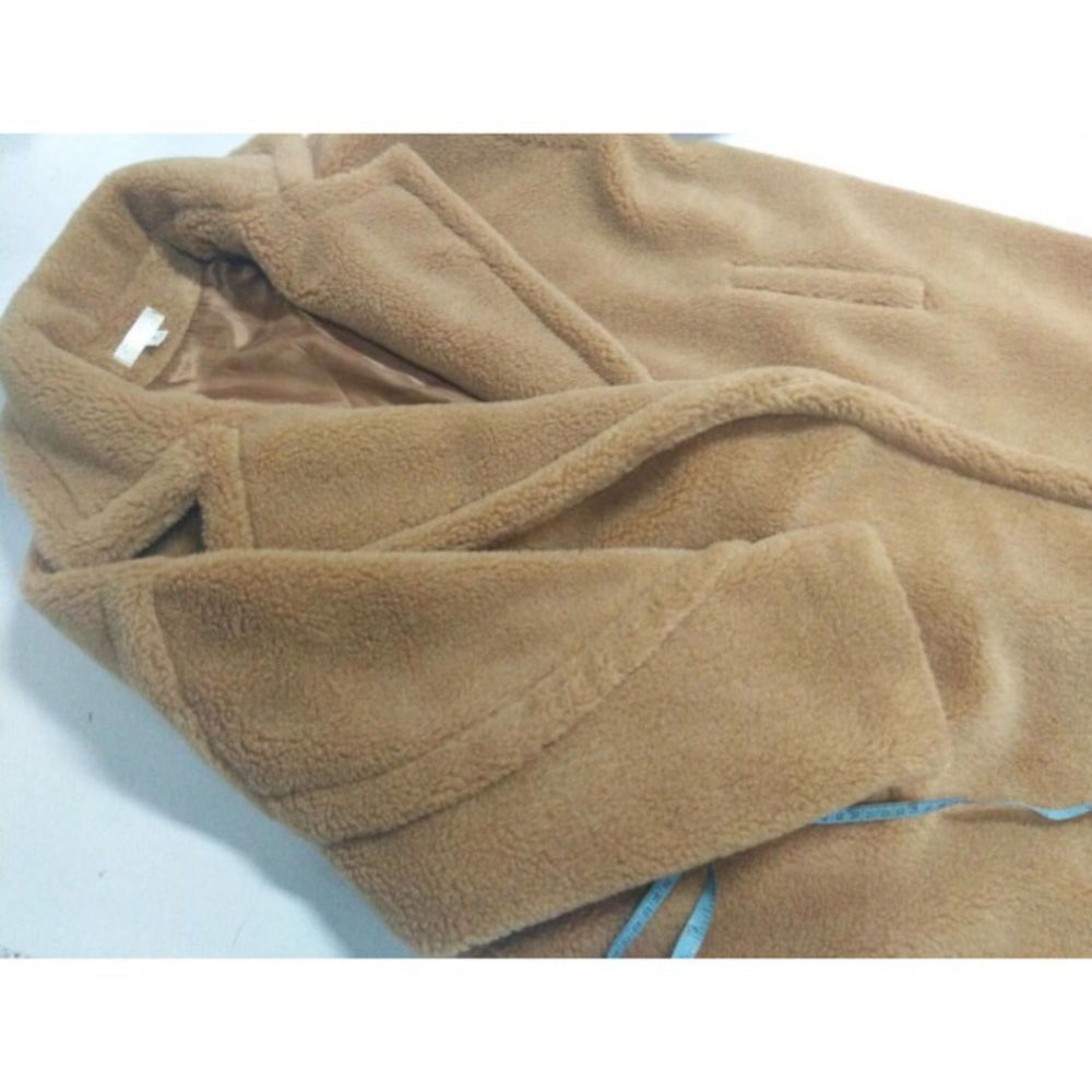 Custom Made NWT Wool Teddy Coat Sz M - Picture 4 of 6