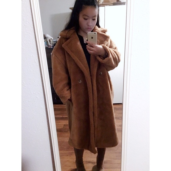 Custom Made NWT Wool Teddy Coat Sz M - Picture 3 of 6