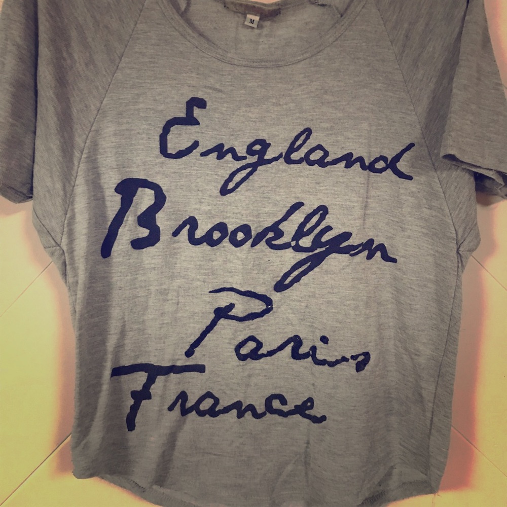 England, Brooklyn, Paris, France T-shirt