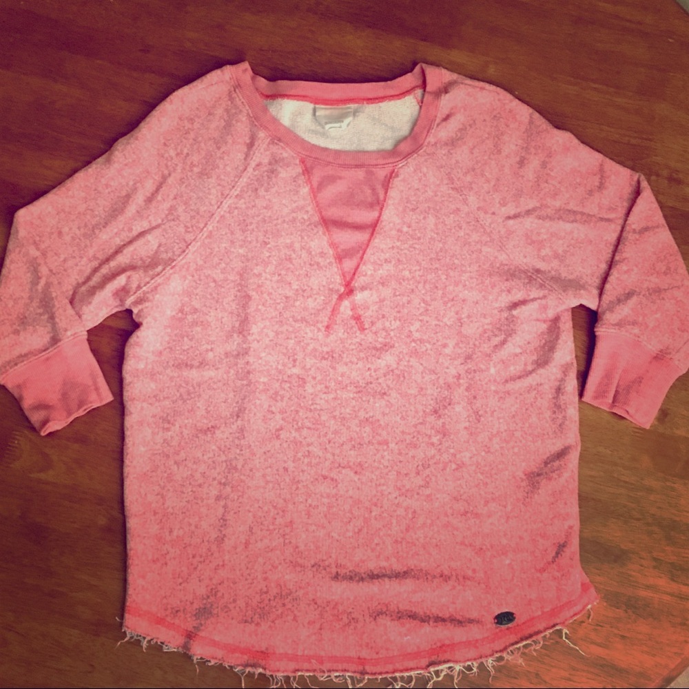Quicksilver coral heather sweater
