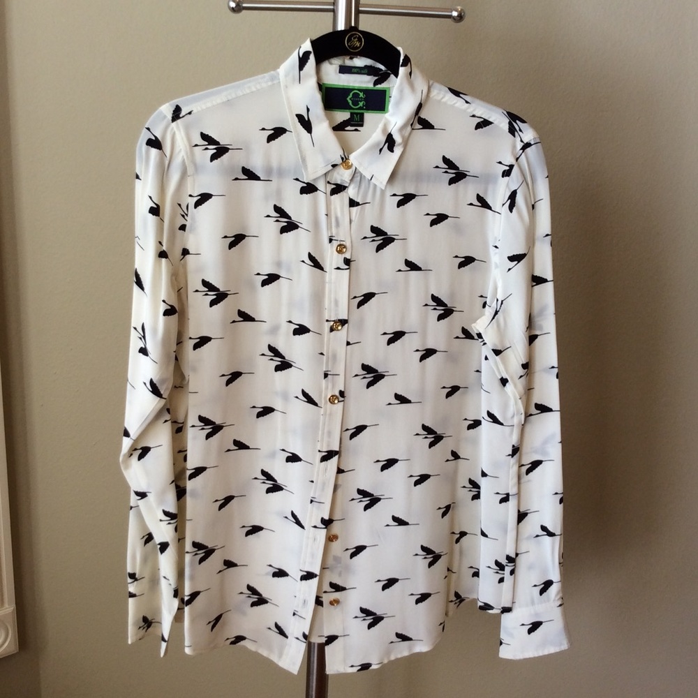 C. Wonder Silk Button-up Shirt