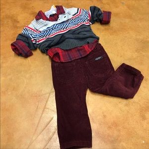 Toddler nautica 3 piece set