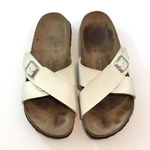 Birkis by Birkenstock White Sandals