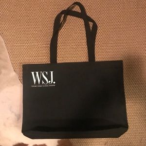 Brand New WSJ Wall Street Journal black tote bag