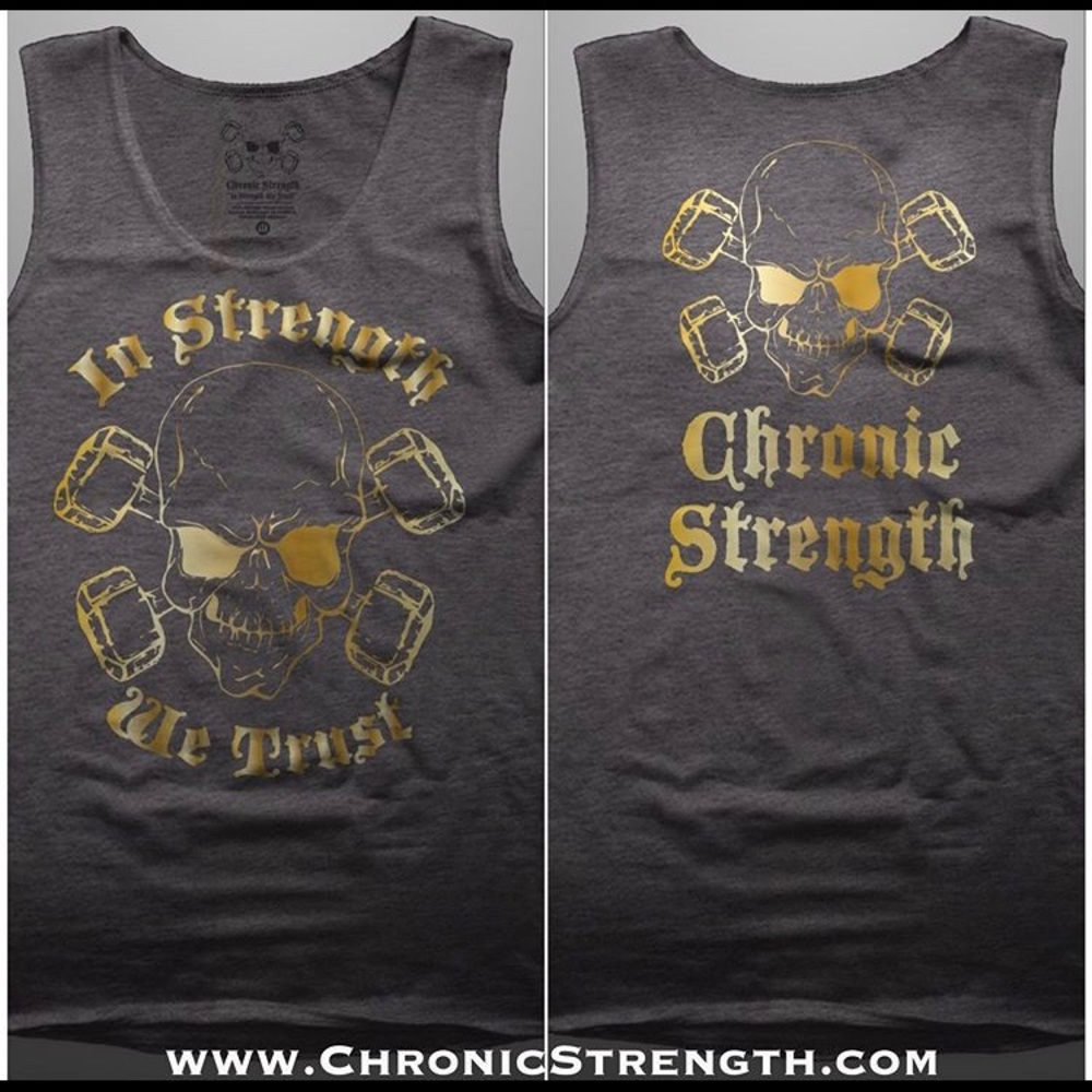 In Strength We Trust Unisex tank top