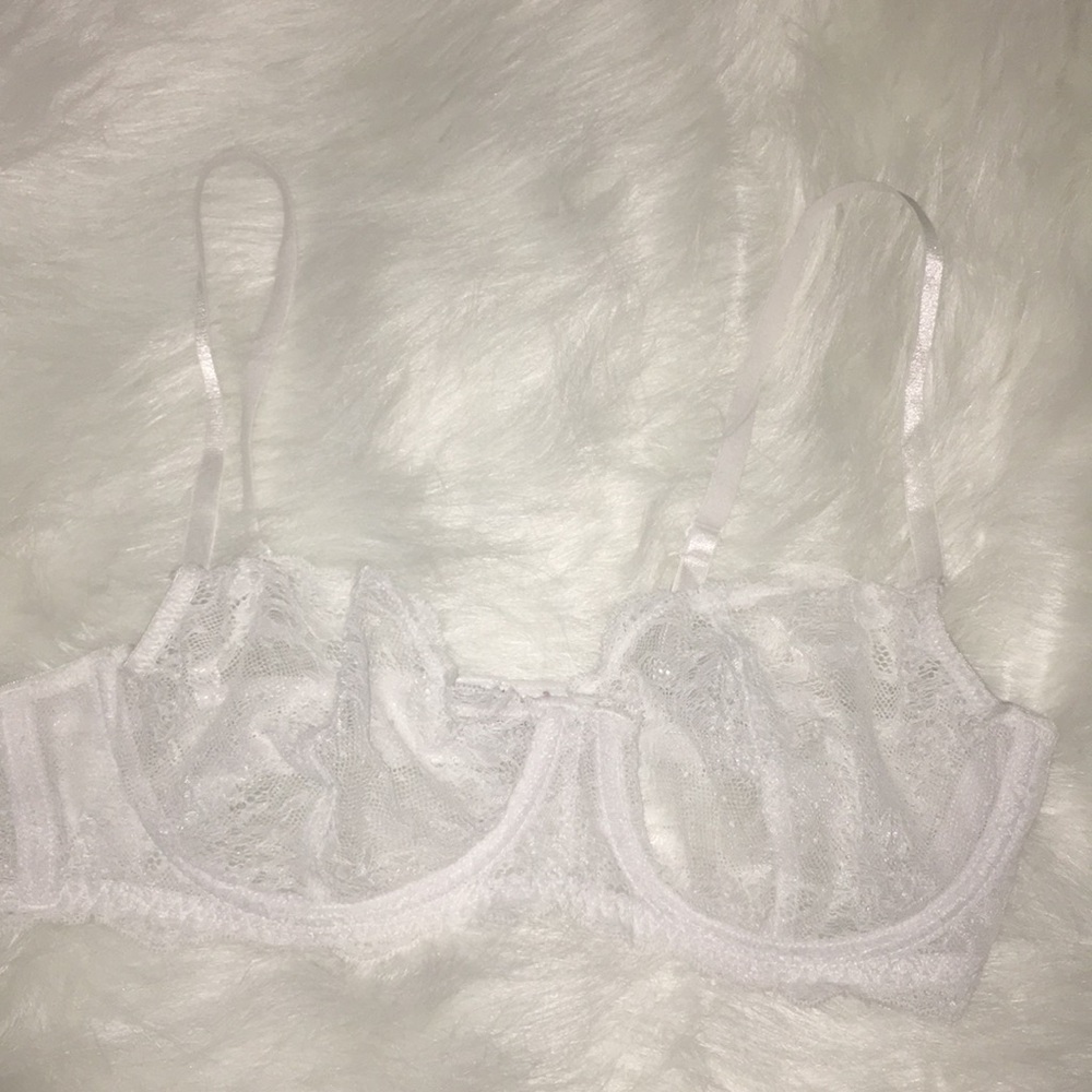 MAKE OFFERCasual White Lace BraletteBalconette Bra