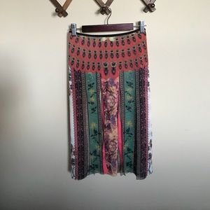 Vivienne Tam “Car Wash” Pleat Skirt. Size 1